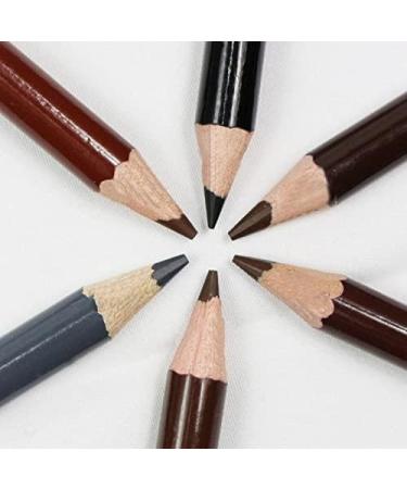 FFICUMON Eyeliner Fashionable 5Color Eyebrow Pencil Waterproof SweatProof Easy to Color Delicate Eyebrow Makeup Professional Beauty Makeup Tool Black Felt EyelinerSPAIN - Buy Online on GoSupps.com