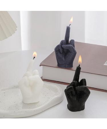 Creative Finger Shape Middle Finger Scented Candle | Funny & Unique Blue Candle for Home D cor | International Shipping Available - Buy Online on GoSupps.com