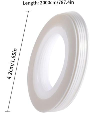 templateNail Striping Tape Line Rolls Striping Tape Line Nail Art Decoration Stickers DIY Nail Tip White - Buy Online on GoSupps.com