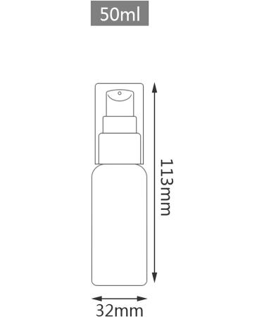 ZEOABSY 6 Pieces 50 ml Blue Lotion Bottles with White Pump 50ml Empty PET Plastic Lotion Pump Bottle Cosmetic Gel Travel Container for Cosmetic Make up Cleaning + 1 x Funnel Blue 50 ml - Buy Online on GoSupps.com