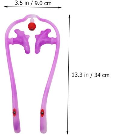 Gleavi 4-Piece Neck Massager Set - Deep Tissue Manual Muscle Massage Gear & Roller Rod for Neck Relief - Buy Online on GoSupps.com