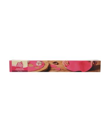 Funcakes rolled out roll fondant disc hot pink: delicious vanilla aroma already rolled easy to use perfect for cake decoration.Gluten free.36 cm round and 3 mm thick .430 g