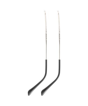 Stobok frame stand 1 pair of glasses accessories made of metal glasses Ear grip replacement for glasses bracket Replacement for poor glasses iron replacement of individual tooth protective equipment plastic silver-