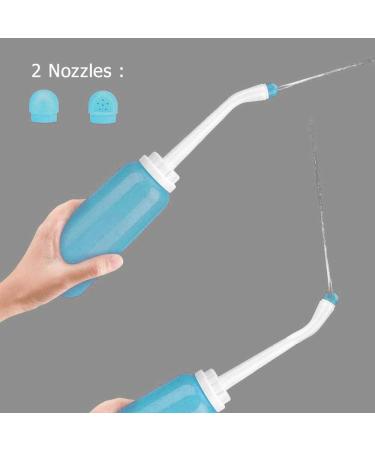 Postpartum Peri Bottle 17oz/500ml - Portable Bidet for Feminine Care & Travel | Upside Down Vaginal Wash Spray - Buy Online on GoSupps.com