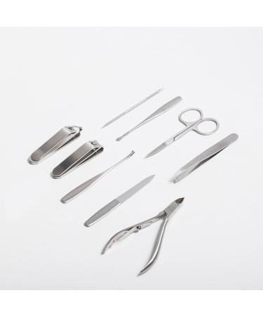 Double Nail Clippers Set Multifunctional Manicure Kit Stainless Steel Pedicure Pliers Nail Cutter for Foot Fingernail Include Tweezers Cuticle Remover(Purple) - Buy Online on GoSupps.com