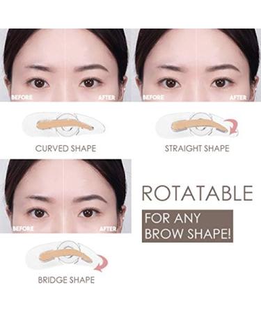 Scucs Eyebrow Stamp - Adjustable Arch Makeup Tool Set | Easy & Portable Eyebrow Shaping | International Shipping - Buy Online on GoSupps.com