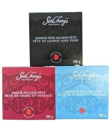 Smoked Salmon Food Gift Pack Featuring Wild Canadian Smoked Salmon with Lobster Crab and Salmon Pate | Food Gift Box - Buy Online on GoSupps.com