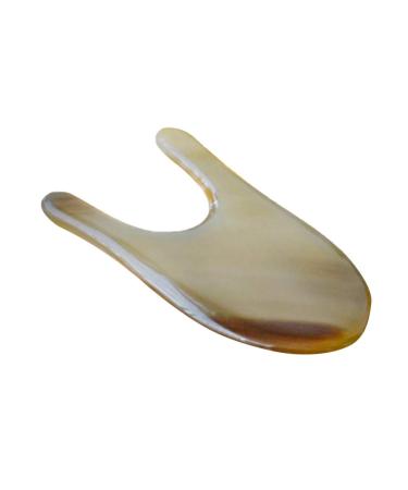 SUPVOX Gua Sha Board Guasha Scraping Massage Tool Horn U-Shape Massager Scraping Plate for Salon Neck Home