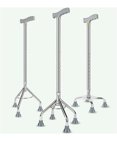 Crutches for The Elderly Three-Legged Cane Walking Stick Telescopic Non-Slip Lightweight Four-Legged Walking Stick Triangular Elderly Walking Stick Auxiliary Crutch (Color : B) Small Gift - Buy Online on GoSupps.com