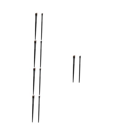 POPETPOP 15 Sets Eyeliner Brush Makeup Brush Multifunctional Eyebrow Brush Multi Function Eyebrow Brush Multipurpose Eyebrow Brush Eye Liner Wands Angled Brow Brush Newborn Blanket Ear Wood