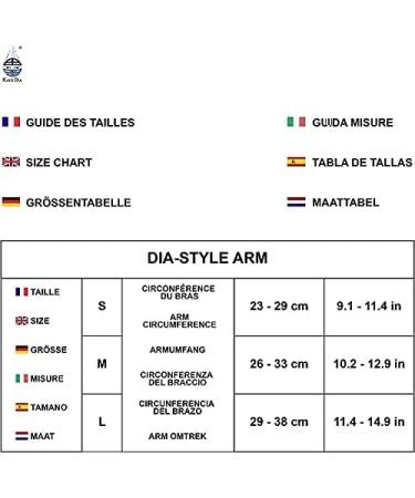 Dia-Style Elastic Armband for Freestyle Libre 2 - CGM Blood Glucose Sensor Fixation Strap (Size L 29-38 cm) - International Shipping Available - Buy Online on GoSupps.com