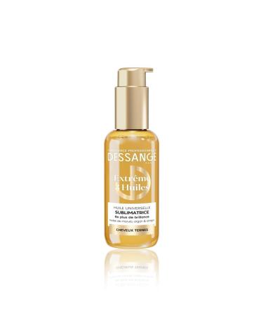 DESSANGE - Huile Cheveux Universelle Sublimatrice Extr me 3 Huiles - Formule Enrichie En Huiles De Marula D Argan & D'Onagre - Nourrit Prot ge R pare - Pour Cheveux Ternes - 110ml