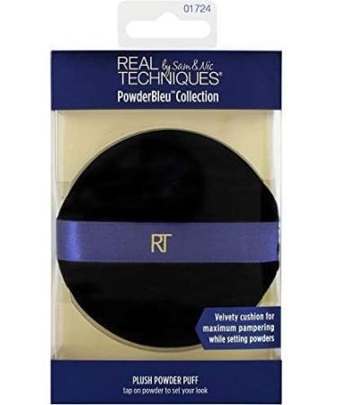 Real Techniques Plush powder puff - blue powder 50g - Buy Online on GoSupps.com