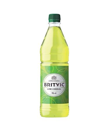 Lot de 12 Britvic Lime Cordial 1 L