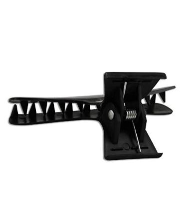 12PCS Black Hair Claw Clips - Non Slip Butterfly Hair Clamps for Hair Styling - Salon Section Clips for Hairdressers - Hairdressing Hair Accessories - Buy Online on GoSupps.com