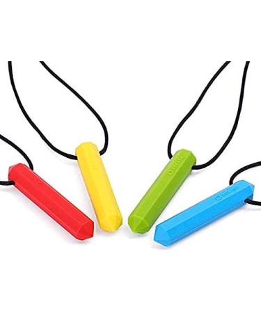 Chewlery Chew Necklace for Kids with ADHD & Autism - Crystal 4-Pack by Solace (Age 5+) - Buy Online on GoSupps.com