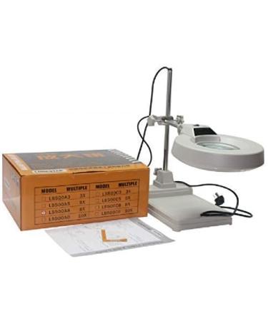 Illuminated Desktop Magnifier 8X Hd Lens Folding for Old Man Reading Book Student Gift Watch Repair Magnifing Glass Made in China - Buy Online on GoSupps.com