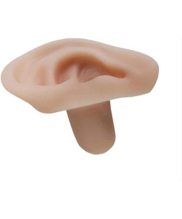 Simulation Ear Model - 1 Pair Soft Silicone Artificial Ear Model - Acupuncture Practice Human Teaching Left Right Ear Model - for Piercing Practice Jewelry Display Props - Buy Online on GoSupps.com