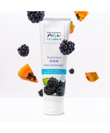 CPN California Pure Naturals Dual Action Exfoliating Face Wash - 4 oz for Soft, Polished Skin - Buy Online on GoSupps.com