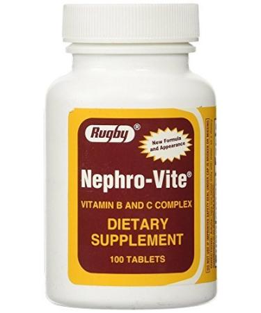 Nephro-Vite Tablets Over the Counter 100ct by Rugby