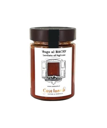 Il Tomolo Date sauce with lard and garlic Artisanal No preservatives No artificial colors 300g jar