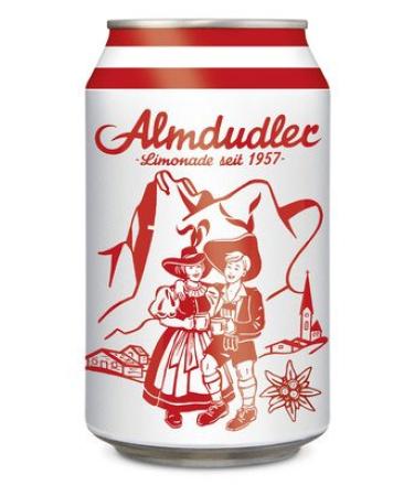 Almdudler From Austria, 24 cans of herbal lemonade 0.33 l each