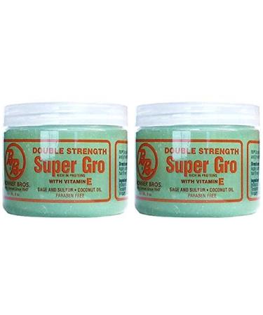 Bronner Brothers Double Strength Super Gro With Vitamin E 6 Ounce (Pack of 2) 6 Fl Oz (Pack of 2)