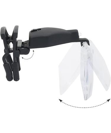 Multipurpose Lighted Glasses Magnifier with Clip and Magnifier with Handheld Lighting - Buy Online on GoSupps.com