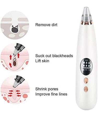 JYYBN Blackhead Remover Pore Vacuum Blackhead Removal Tool 3 Suction Power Pore Cleaner Electric Acne Extractor Kit with 4 Probes - Buy Online on GoSupps.com
