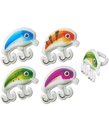 24 Fishing Lure Cupcake Rings Toppers - Buy Online on GoSupps.com