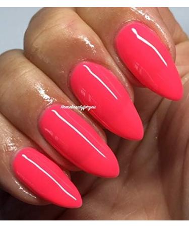 Bluesky GEL NAIL POLISH BUBBLEGUM BRIGHT PINK ORANGE CS42 Nail UV LED Soak Off 10ml - Buy Online on GoSupps.com