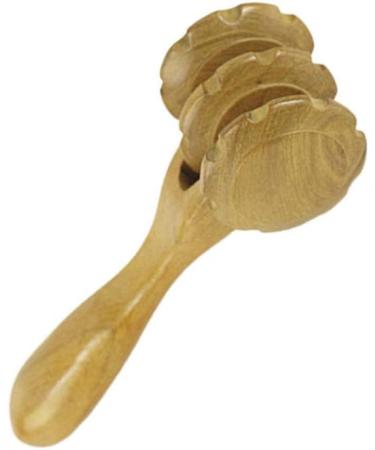 Wooden Massage Roller for Muscles and Acupressure - Perfect for Feet Back & Legs - International Shipping Available - Buy Online on GoSupps.com