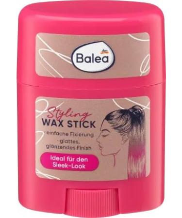 Balea Hair Wax Stick 25 g Styling quick fixation also suitable for baby hair Mango butter and avocado oil