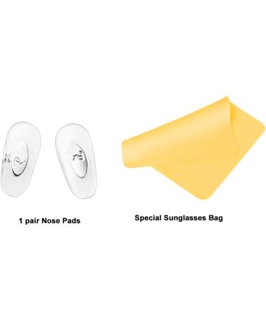 Replacement Push-in Nose Pads for RayBan Sunglasses - Silver - Buy Online on GoSupps.com