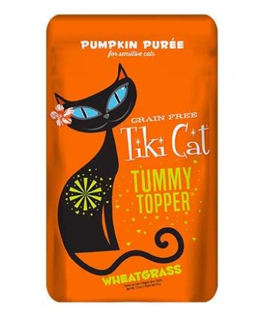 TIKI-WHITEBRIDGE PET BRAND 759229 1.5 oz Pumpkin Puree & Wheatgrass Cat Food - Pack of 12