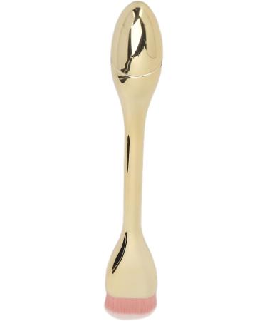 Soft Kabuki Cleaner Brush for Nail Dust & Makeup with Exquisite Handle Strong Powder Grip Soft Fiber Bristles Fine Made for Blush & Powder (Champagne Gold) - Buy Online on GoSupps.com