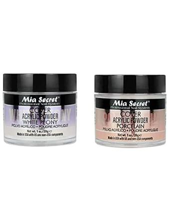 Mia Secret - COVER POWDER (WHITE PEONY + PORCELAIN) 1 oz