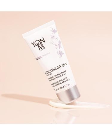 Yon-Ka Glyconight 10% Night Mask Peel 50ml | Triple Effectiveness With 10% Pure Glycolic | Anti-Ageing New Skin Effect Radiance | Dermatologically Proven Results ! 98% Natural Origin - Buy Online on GoSupps.com