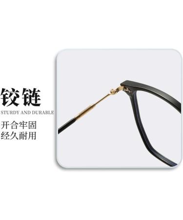 Buy Metal TR90 Square Frame Blue Light Blocking Glasses for Men & Women - UV Protection - Stylish 53mm Reading Glasses - Buy Online on GoSupps.com