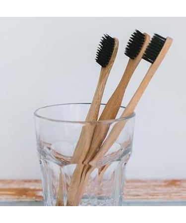 10 Pack Eco-Friendly Bamboo Toothbrushes for Adults - Soft Bristles Sustainable & Biodegradable - Buy Online on GoSupps.com