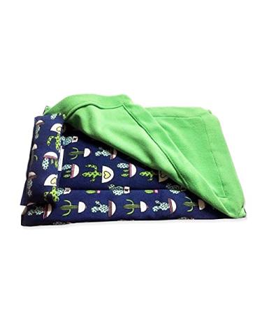 AIMICOCA Reptile Sleeping Bag Set Bearded Dragon Blanket Pillow and Sleeping Bag Shelter Couch Accessories for Leopard Gecko Rat Lizard Chameleons Hamster Small Animals Blue