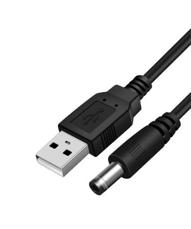 KOPBTBOY USB Charger Cable for Fairywill/Bitvae/Seago/7AM2M Electric Toothbrush Replacement DC USB Charging Cable USB Charger for Foreo Series 1M black - Buy Online on GoSupps.com