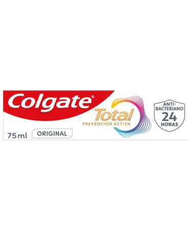 Colgate Colgate Total Prevention Active Original Toothpaste 75ml | Fights the main causes of oral health problems | 24-hour antibacterial protection | Patented technology.
