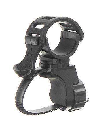 SecurityIng 360Rotation Flashlight Mount Holder, Bicycle Cycle Bike Front Torch Mount LED Headlight Holder Clip Clamp Rubber for 20-45mm Diameter Flashlight