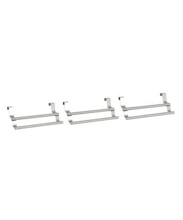 DOITOOL 3pcs Towel Rack Bathroom Towel Hanger Over The Door Towel Bar Dish Rack No Trace As Shownx3pcs mediumx3pcs