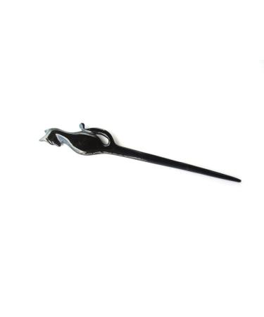 Marycrafts Black Buffalo Horn Hair Stick - Handmade Hair Accessory for Women - 7.2 Inches - Buy Online on GoSupps.com
