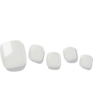 Couture White Glossy Gel Pedicure Strips - DIY Salon-quality Pedicure Kit with UV Light | Adora Couture - Buy Online on GoSupps.com