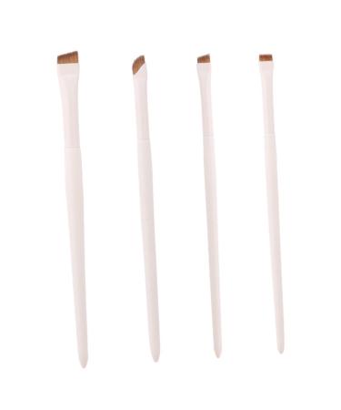 SOESFOUFU Travel Makeup Brush 4 Pcs Gel Eyeliner Brush Make up Brush Eye Liner Brush Cosmetic Ultra Thin Travel Flat Brush