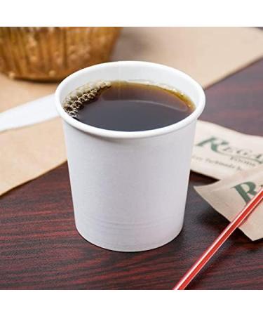 GOURMEX 1000 Disposable Coffee Cups | White Paper Cups Disposable Hot Cups | Ideal for Home Work and to-Go | Fits with Coffee Cups Disposable Lids (4oz) 4 Ounce - Buy Online on GoSupps.com