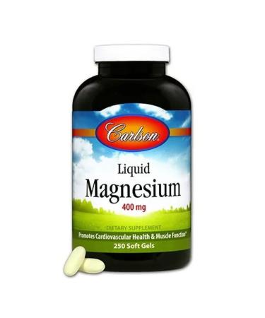 ikj Liquid Magnesium Softgels 250 Ct an Essential Mineral Important for Many Normal Body Functions